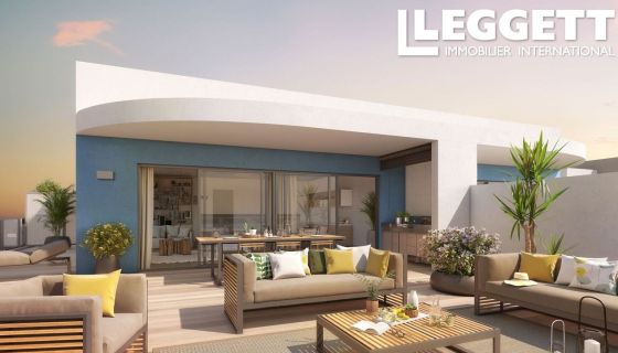 A louer APPARTEMENT NEUF T4 106 M2 BORD DE MER CANET EN ROUSSILLON