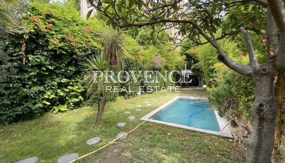 For rent FURNISHED RENTAL 22 0M² + GARDEN + SWIMMING POOL MARSEILLE