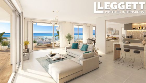 A louer PENTHOUSE DE PRESTIGE T4 139 M2 VUE MER SAINT LAURENT DU VAR