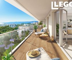 A louer PENTHOUSE DE PRESTIGE T4 139 M2 VUE MER SAINT LAURENT DU VAR