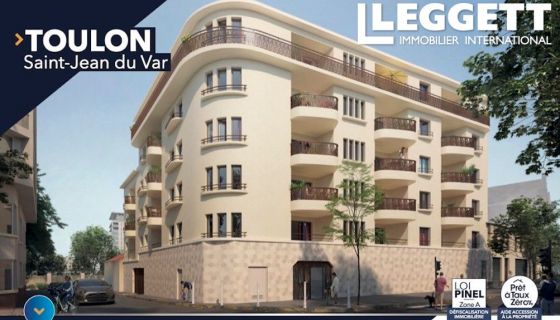 For sale NEW APARTMENT T2 39 M2 SEASIDE TOULON