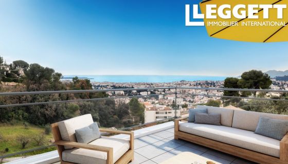 A louer APPARTEMENT DE PRESTIGE NEUF T4 116 M2 TERRASSE VUE MER LE CANNET