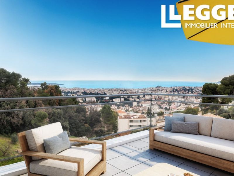 A louer APPARTEMENT DE PRESTIGE NEUF T4 116 M2 TERRASSE VUE MER LE CANNET