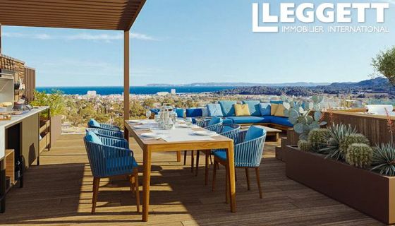 APARTAMENTO PRESTIGIO T3 74 M2 TERRAZA VISTA AL MAR BORMES LES MIMOSAS