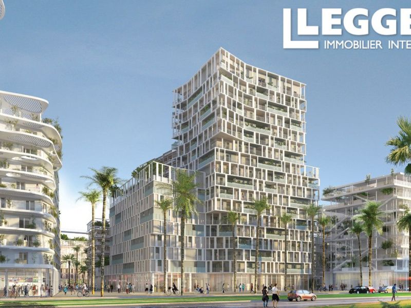 A louer APPARTEMENT NEUF T2 41 M2 TERRASSE BORD DE MER NICE