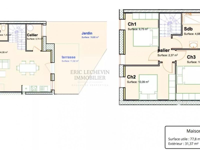 APPARTEMENT T2 35 M2 TERRASSE BORD DE MER MERLIMONT