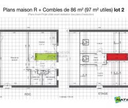 A louer MAISON  CONTEMPORAINE BORD DE MER CUCQ