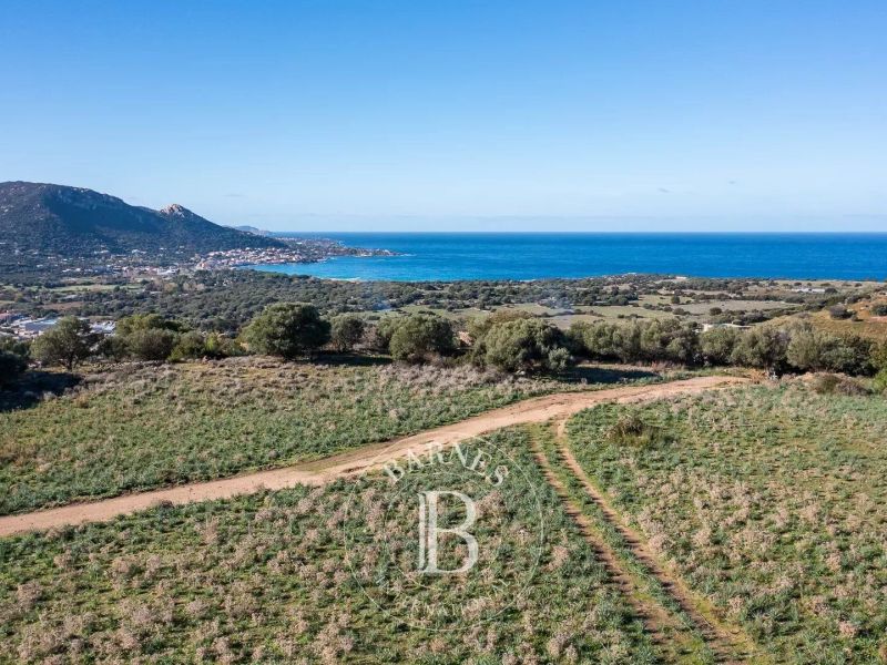 For sale building land 4000 M² with building permit sea and mountain view CORBARA