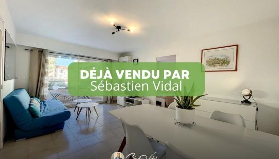 APPARTEMENT T2 48 M2 BORD DE MER JUAN LES PINS