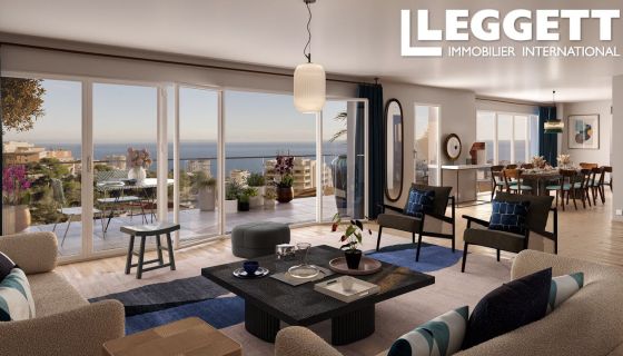 A louer APPARTEMENT NEUF T4 157 M2 TERRASSE VUE MER BEAUSOLEIL