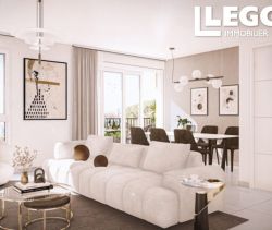 A louer APPARTEMENT DE PRESTIGE NEUF T3 79 M2 TERRASSE BORD DE MER CANNES