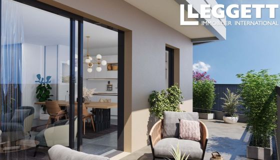 A louer APPARTEMENT DE PRESTIGE NEUF T3 49 M2 TERRASSE BORD DE MER CANNES