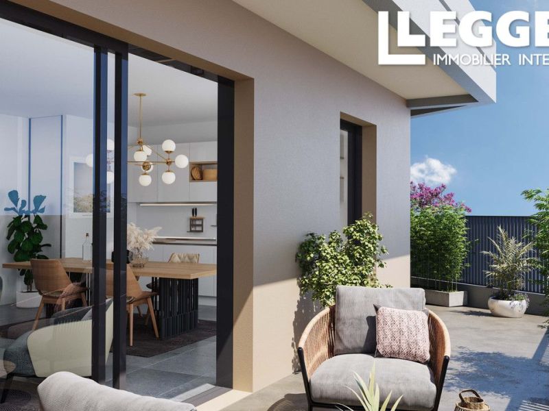 A louer APPARTEMENT DE PRESTIGE NEUF T3 49 M2 TERRASSE BORD DE MER CANNES