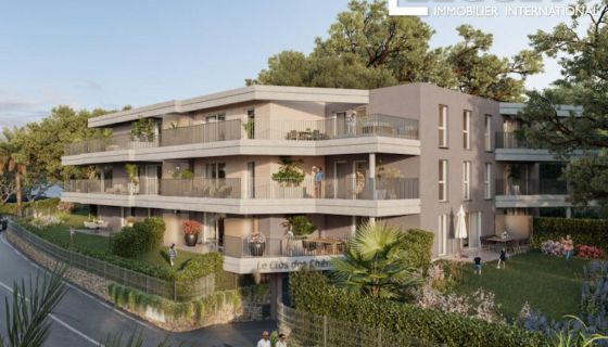 A louer APPARTEMENT DE PRESTIGE NEUF T3 67 M2 TERRASSE BORD DE MER CANNES