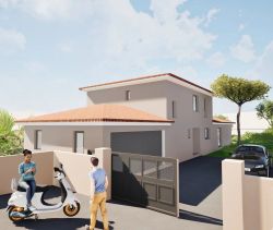 A vendre TERRAIN CONSTRUCTIBLE 809 M² AVEC PERMIS DE CONSTRUIRE SAINT RAPHAEL 