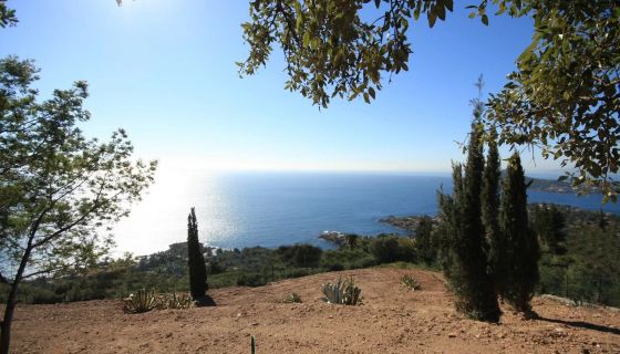 For sale BUILDING LAND 2180 M² PANORAMIC SEA VIEW IN SAINT RAPHAEL AGAY  