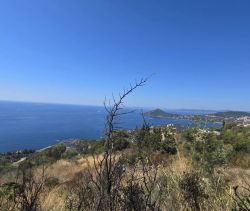 For sale BUILDING LAND 2180 M² PANORAMIC SEA VIEW IN SAINT RAPHAEL AGAY  