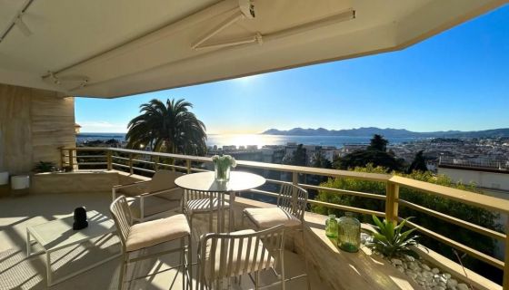 APPARTEMENT DE PRESTIGE T4 100 M2 TERRASSE BORD DE MER CANNES