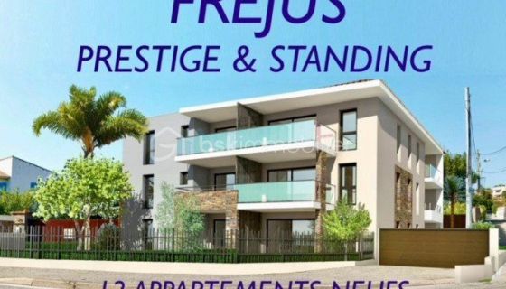 APPARTEMENT DE PRESTIGE NEUF T3 63 M2 TERRASSE BORD DE MER FREJUS