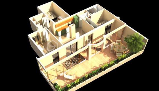 A louer APPARTEMENT T3 61 M2 TERRASSE BORD DE MER NICE