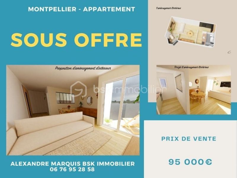 STUDIO  32 M2  MONTPELLIER