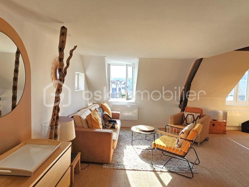 A louer APPARTEMENT DUPLEX DE PRESTIGE T3 70 M2 BORD DE MER DEAUVILLE
