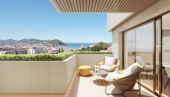 For rent APARTMENT T3 58 M2 TERRACE BEACH ON FOOT SAN SEBASTIáN