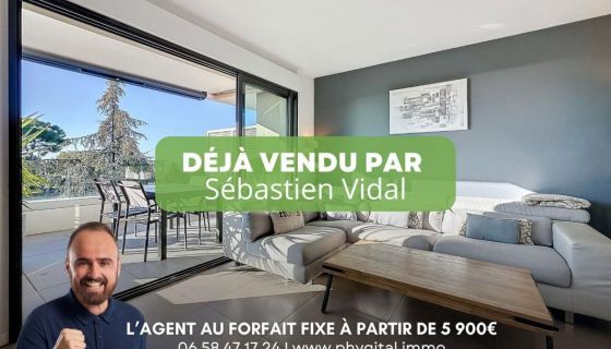 A louer APPARTEMENT T3 69 M2 TERRASSE VUE MER ANTIBES