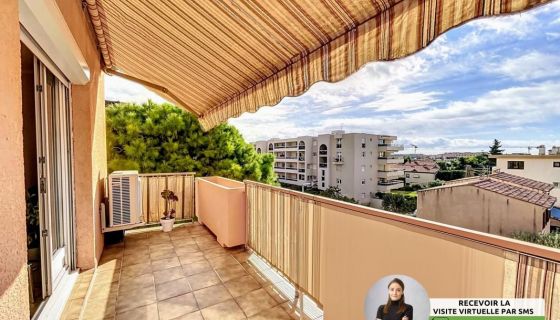 APPARTEMENT T3 60 M2 TERRASSE BORD DE MER SAINT LAURENT DU VAR