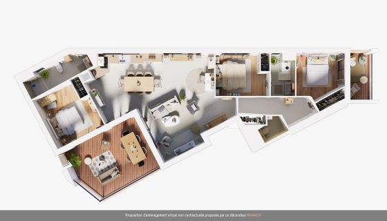 A vendre APPARTEMENT NEUF T4 97 M2 BORD DE MER LA PALMYRE
