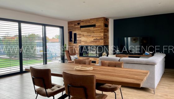 magnífica VILLA contemporánea 4 HABITACIONES 133 M² de una sola planta AUDENGE