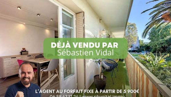 A vendre APPARTEMENT T3 69 M2 TERRASSE BORD DE MER CANNES