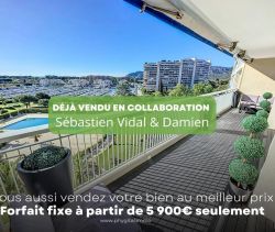 A louer APPARTEMENT T2 50 M2 TERRASSE VUE MER MANDELIEU LA NAPOULE