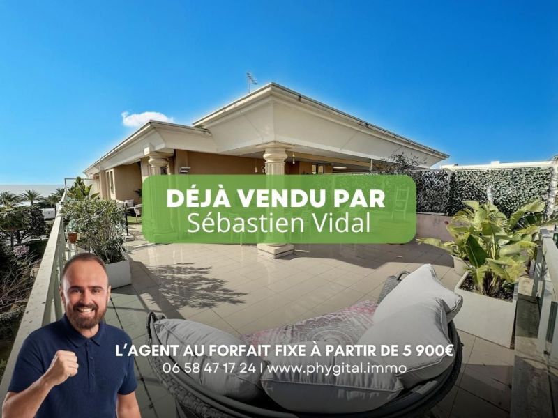 A louer APPARTEMENT T2 42 M2 TERRASSE VUE MER SAINT LAURENT DU VAR