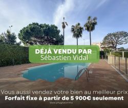 A louer APPARTEMENT T2 42 M2 TERRASSE VUE MER SAINT LAURENT DU VAR