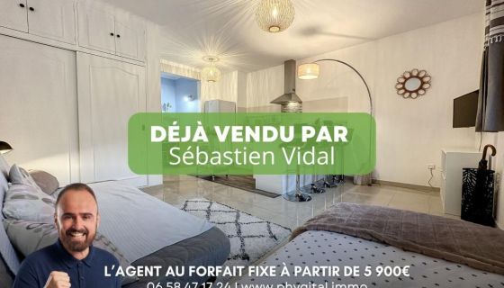 A louer STUDIO  31 M2 BORD DE MER ANTIBES
