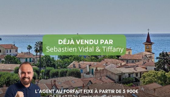 A louer APPARTEMENT T3 68 M2 TERRASSE VUE MER CAGNES SUR MER