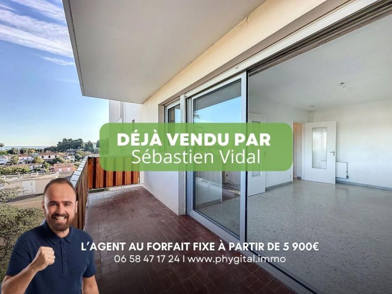 A louer STUDIO  25 M2 TERRASSE VUE MER ANTIBES