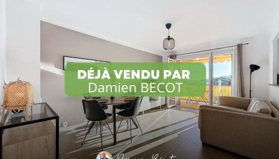 A louer APPARTEMENT T3 61 M2 TERRASSE BORD DE MER VALLAURIS