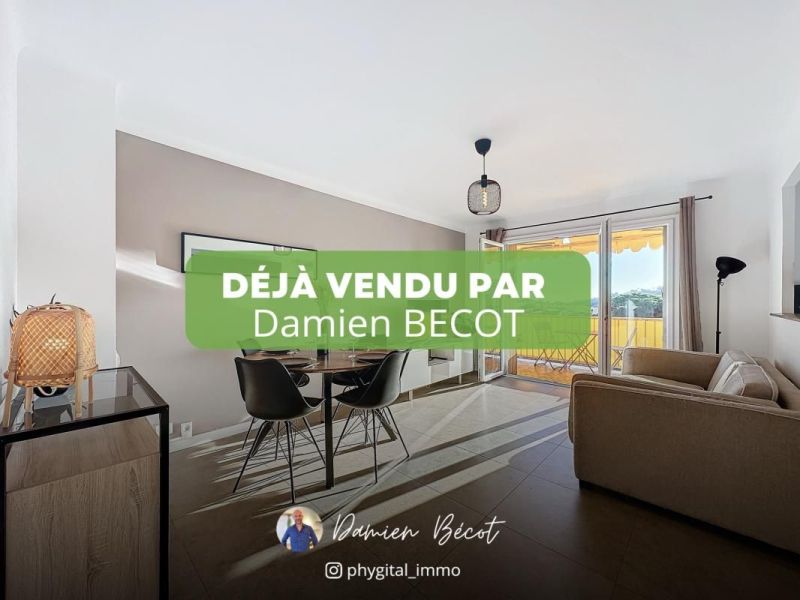 A louer APPARTEMENT T3 61 M2 TERRASSE BORD DE MER VALLAURIS