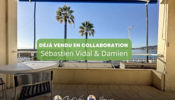A louer STUDIO  38 M2 TERRASSE VUE MER JUAN LES PINS