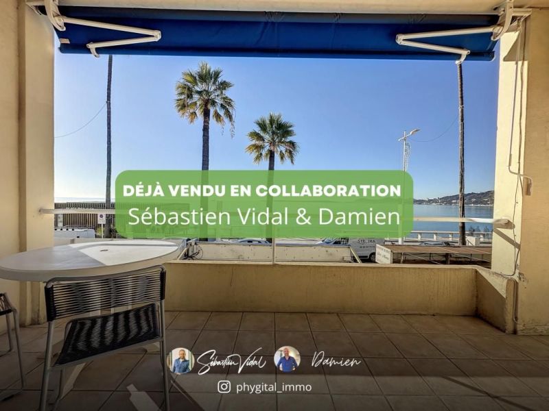 A louer STUDIO  38 M2 TERRASSE VUE MER JUAN LES PINS