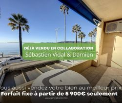 A louer STUDIO  38 M2 TERRASSE VUE MER JUAN LES PINS