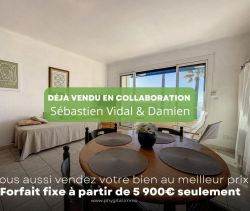 A louer STUDIO  38 M2 TERRASSE VUE MER JUAN LES PINS