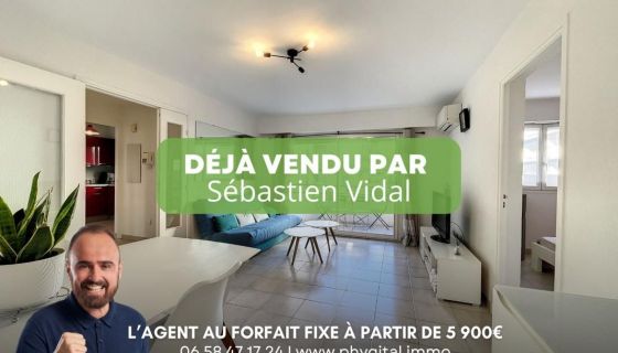A louer APPARTEMENT T2 48 M2 BORD DE MER JUAN LES PINS