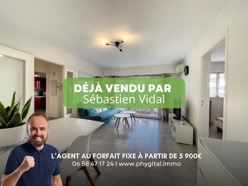 A louer APPARTEMENT T2 48 M2 BORD DE MER JUAN LES PINS