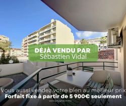 A louer APPARTEMENT T2 48 M2 BORD DE MER JUAN LES PINS