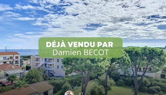 A louer APPARTEMENT T3 54 M2 TERRASSE VUE MER ANTIBES