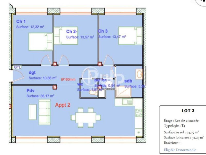 A louer APPARTEMENT T4 94 M2 BORD DE MER BOULOGNE SUR MER
