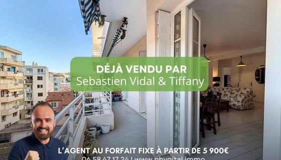 A louer APPARTEMENT T3 65 M2 TERRASSE BORD DE MER ANTIBES